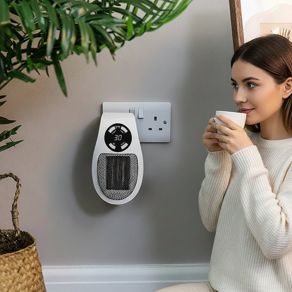 Heater 2025 New for Winter Home Portable Convenient Wall Mounted Room Heating Warm Air Blower Warmer Machine Electric Appliance